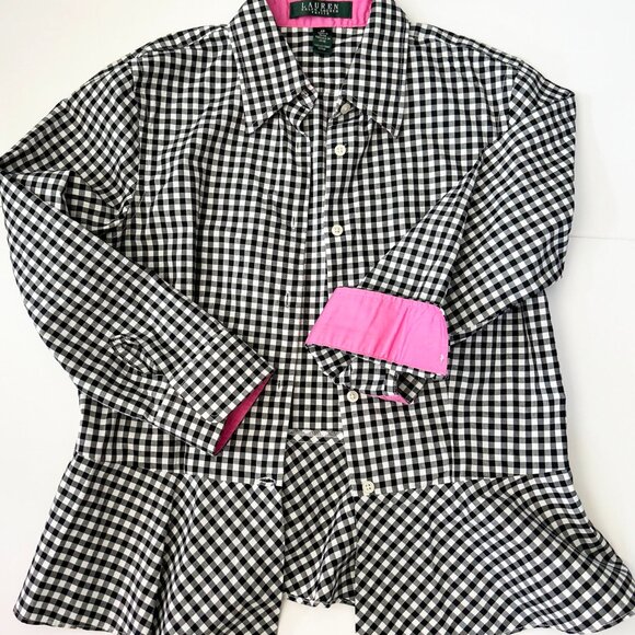 Shirt Peplum Ralph Lauren - Picture 2 of 4